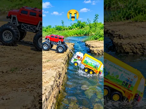 Garbage Truck Break failed Accident Pulling Out Traxxas Maxx 4x4 ? CS Toy