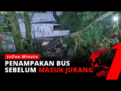 Merinding! Detik-detik Bus Sebelum Masuk Jurang, Diduga Akibat Rem Blong