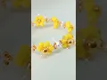 DIY seed beads Daisy Flower Bracelet