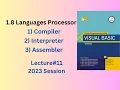 What is Language Processor Compiler Interpreter Assembler