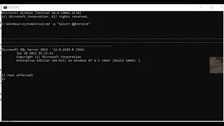 How to exit from sqlcmd in Command prompt