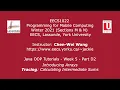 EECS1022 W21 - Java Tutorials