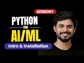 Python for GenAI Roadmap Setup Jupyter Notebook Class 1