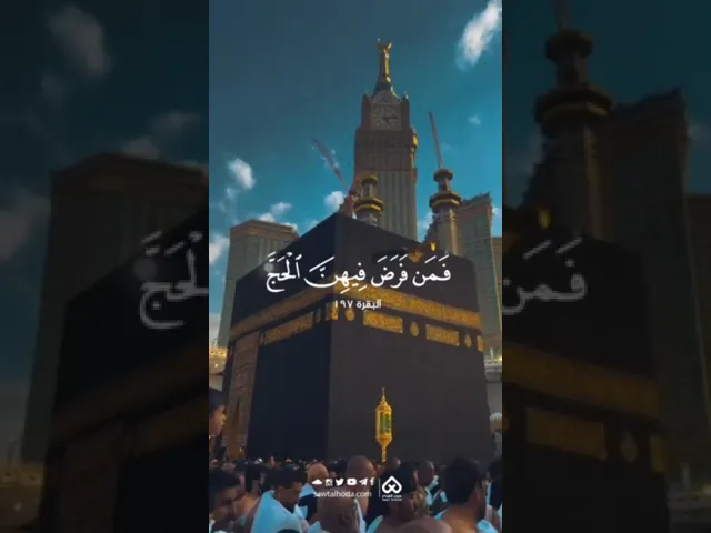⁣🎞فاصل قرآني ٱلحجُّ أَشهرٞ مَّعلومَٰتٞۚ | القارئ محمد سليمان شهاب