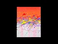 Making of Easy Abstract Splatter Painting