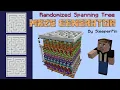 Randomized Spanning Tree Maze Creator using Minecraft Redstone