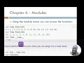 Chapter 6 Modules 1 Executing Modules as Scripts
