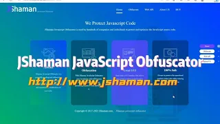 jshaman JavaScript obfuscator A new JavaScript obfuscator tool