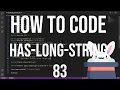 how to code racket 83 - has-long-string recursion
