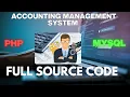 Complete Accounting Management System in PHP MySQL Source Code AMS