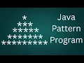 Java Pyramid Program Pyramid Pattern Program Pattern Program