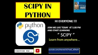 SCIPY in Python Part - 1 Basics of SCIPY Solution of first order ODE