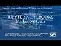 Jupyter Notebook Markdown Cells