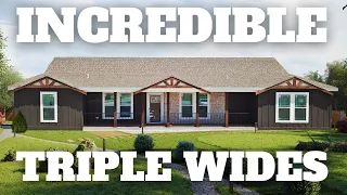 4 MASSIVE Triple Wide Mobile Homes That Will Blow You Away