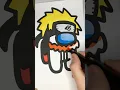 Among Us Naruto - Naruto Coloring Page