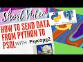 HOW TO TUTORIAL SHORT VERSION SENDING DATA FROM PYTHON TO POSTGRESQL with psycopg2