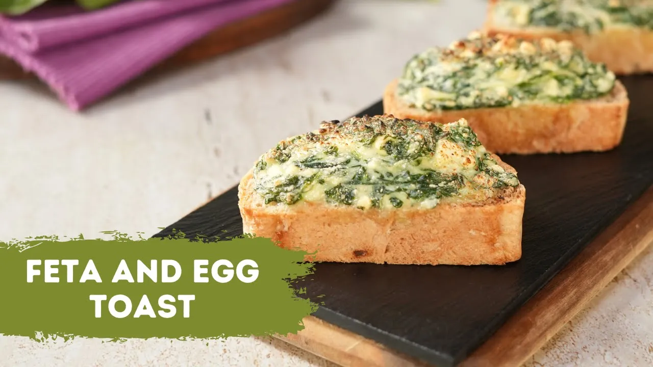 Feta and Egg Toast            Egg Recipe   Sanjeev Kapoor Khazana