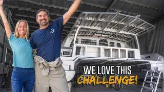 SMASHING Out Projects 💪 (Building Our Own Aluminum Catamaran Pt. 24)