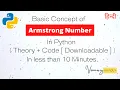 Basic Concept of Armstrong Number in Python Theory Code Visionary Script