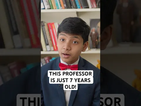 He Became a Professor at Just 7 Years Old!