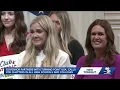 Erika Kirk Gov Sarah Huckabee Sanders announce Arkansas partnership with Turning Point USA