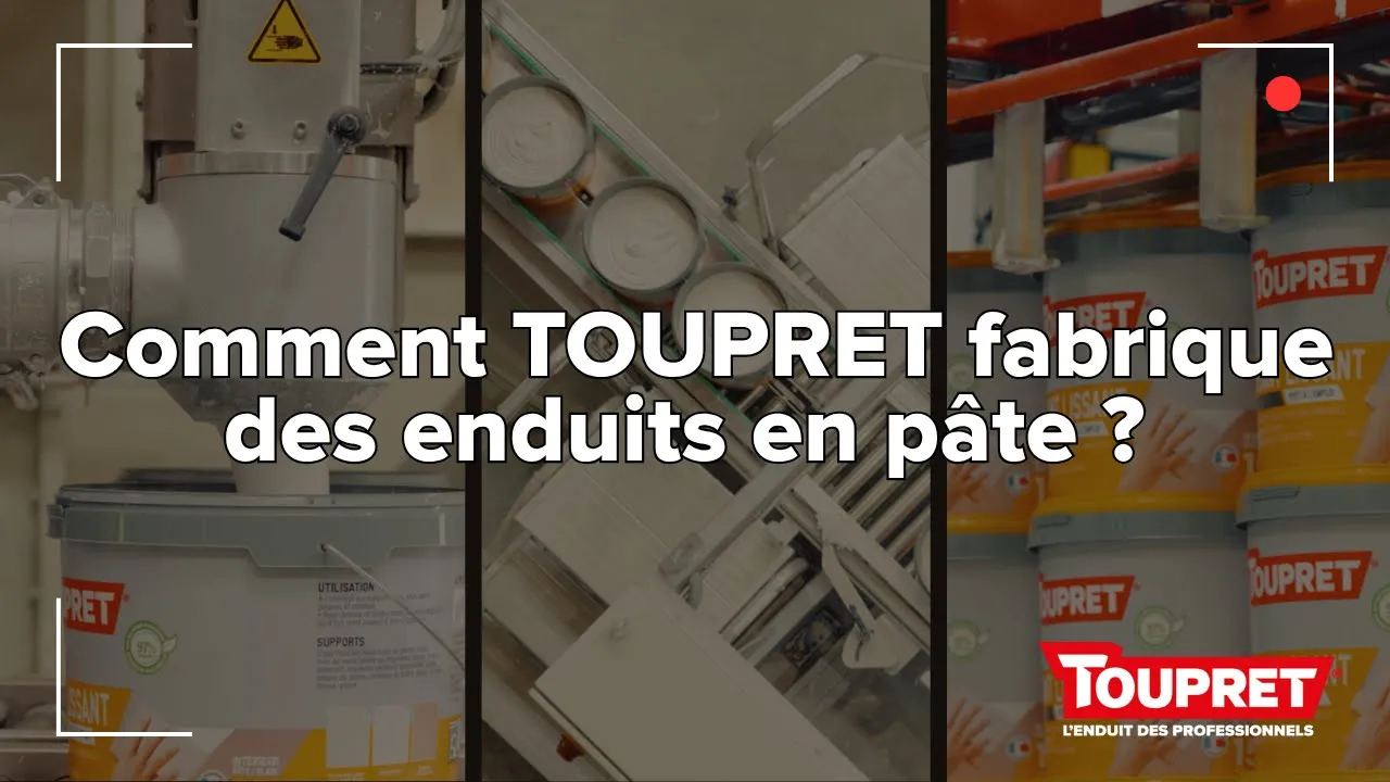 Comment Toupret fabrique des enduits en pâte : visite de l’usine