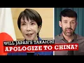 Will Japan PM Takaichi apologize to China over Taiwan comments?