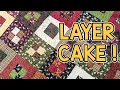 FREE Four Patch Squared Layer Cake Quilt Pattern