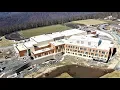 DJI Inspire 1 Drone over the Future Allegany High School Cumberland Maryland 4k