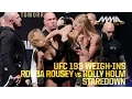 UFC 193 Weigh-Ins Ronda Rousey vs Holly Holm