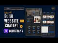 How To Make Complete Website Using ChatGPT Bootstrap 5 HTML CSS Make Website Easily With AI