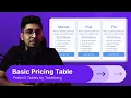 How to Add a Basic Pricing Table in WordPress Tableberg Plugin
