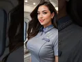 Download Lagu “AI Girl as Air Hostess ✈️ | Realistic Virtual Character in Uniform”#ai #shorts #girl #beautiful