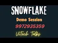 Snowflake Demo Day-1 What is Snowflake Jobs vitechtalks Course Overview Snow Training