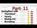CRUD With Spring H2 Thymeleaf Bootstrap JQuery MySQL Step by Step Procedure Part 11