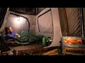 Camping In Long Gentle Rain - Rainy Camping In Large Family Pole Hot Tent