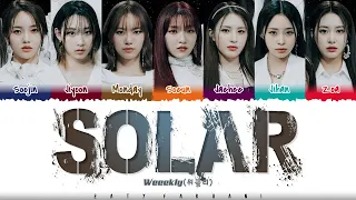 Download Weeekly (위클리) - 'SOLAR' Lyrics [Color Coded_Han_Rom_Eng] MP3