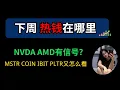 Lagu 美股 下周热钱在哪里？NVDA AMD 有信号？MSTR IBIT PLTR 等怎么看？#美股 #tsla #nvda #qqq #aapl #btc #trading #mstr #pltr