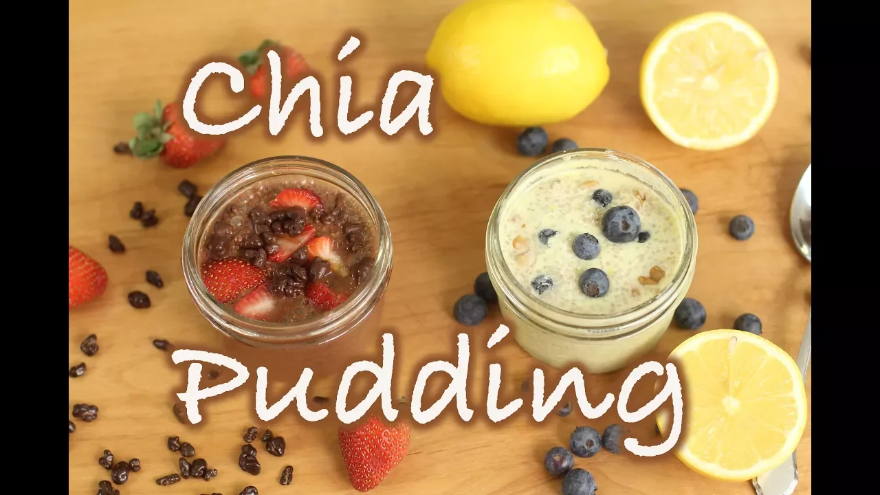 Chia Seed Pudding   Chocolate/Strawberry & Lemon/Blueberry   Rockin Robin Cooks