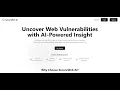 SecureWeb AI AI-Powered Web Vulnerability Scanner Hackathon Project Demo