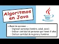 Options Menu Algorithms in Java