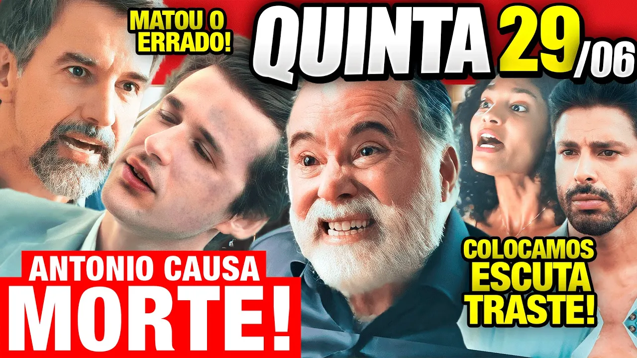 TERRA E PAIXÃO - Capítulo de hoje 29/06 QUINTA - Resumo Completo da Novela Terra e Paixão Hoje