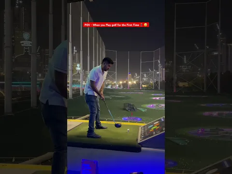 When you play golf for the first Time 😂🏌️‍♂️ | Kuldeep Singhania #shorts