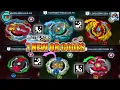 NEW 7 RISE QR CODES BEYBLADE BURST APP UNION ACHILLES A5 HARMONY PEGASUS P5 GALAXY ZEUTRON Z5