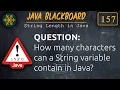 157 JavaBlackboard String Length in Java