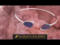 Boulder Opal Bracelet for Sale Blue Opal Bracelet - Australian Opal Direct Worldwide Shipping