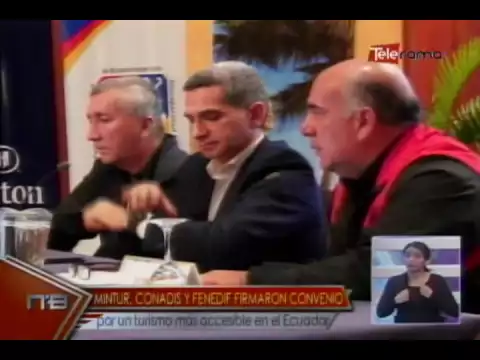 Mintur, Condais y Fenedif firmaron convenio por un turismo más accesible en el Ecuador