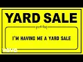 Priscilla Block - Yard Sale