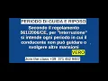 Download Lagu PATENTE C e D IN ENGLISH Secondo il regolamento 561/2006/CE, per \