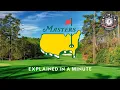 THE MASTERS Explained in a Minute